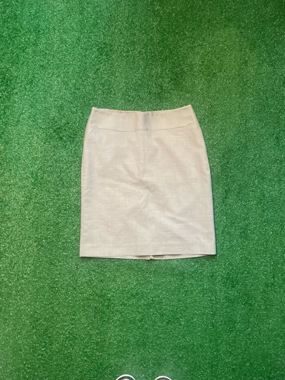 Banana Republic Light Beige Pencil Skirt